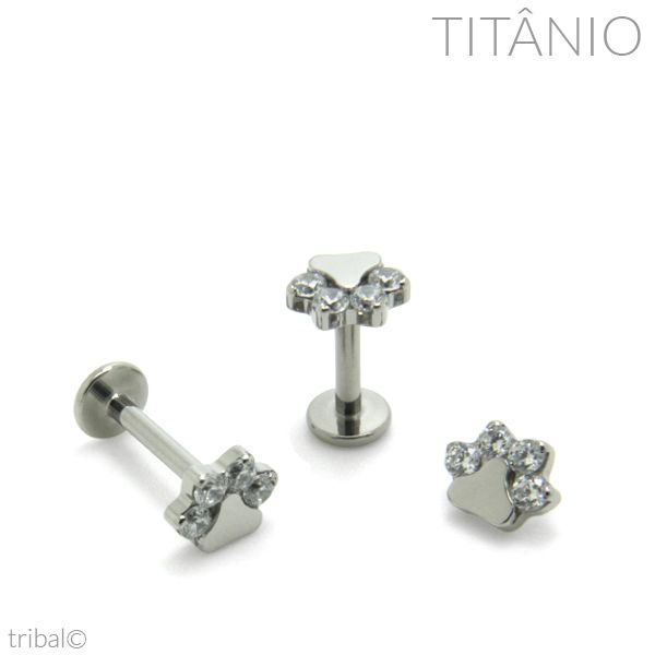 Labret Micro Patinha Zircônia Titânio