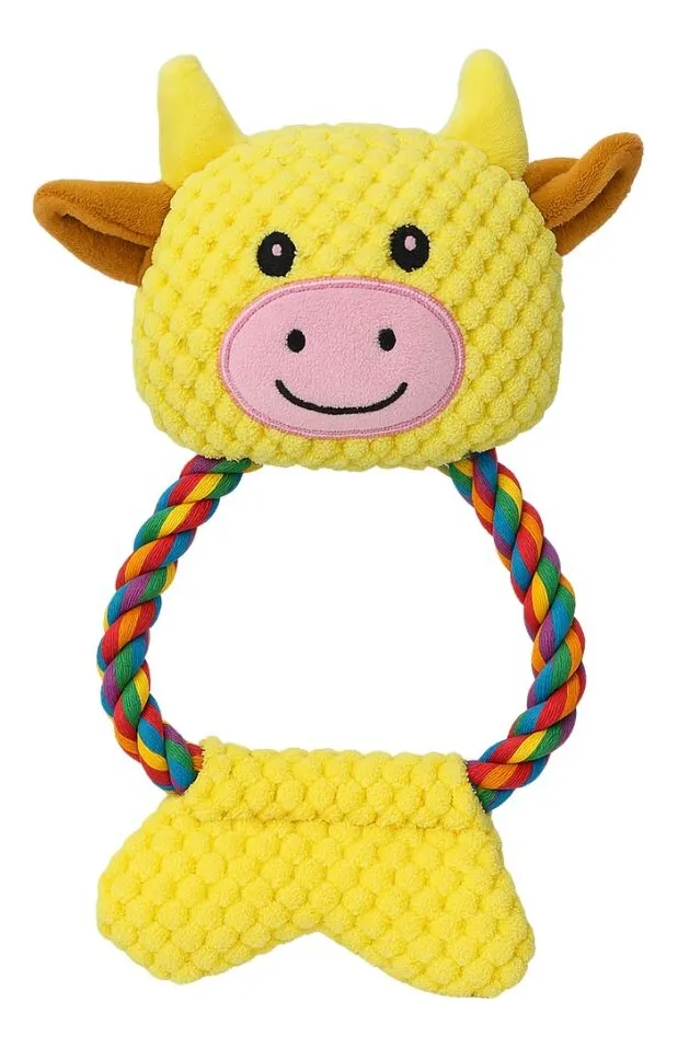 Vaquinha Pelúcia Corda