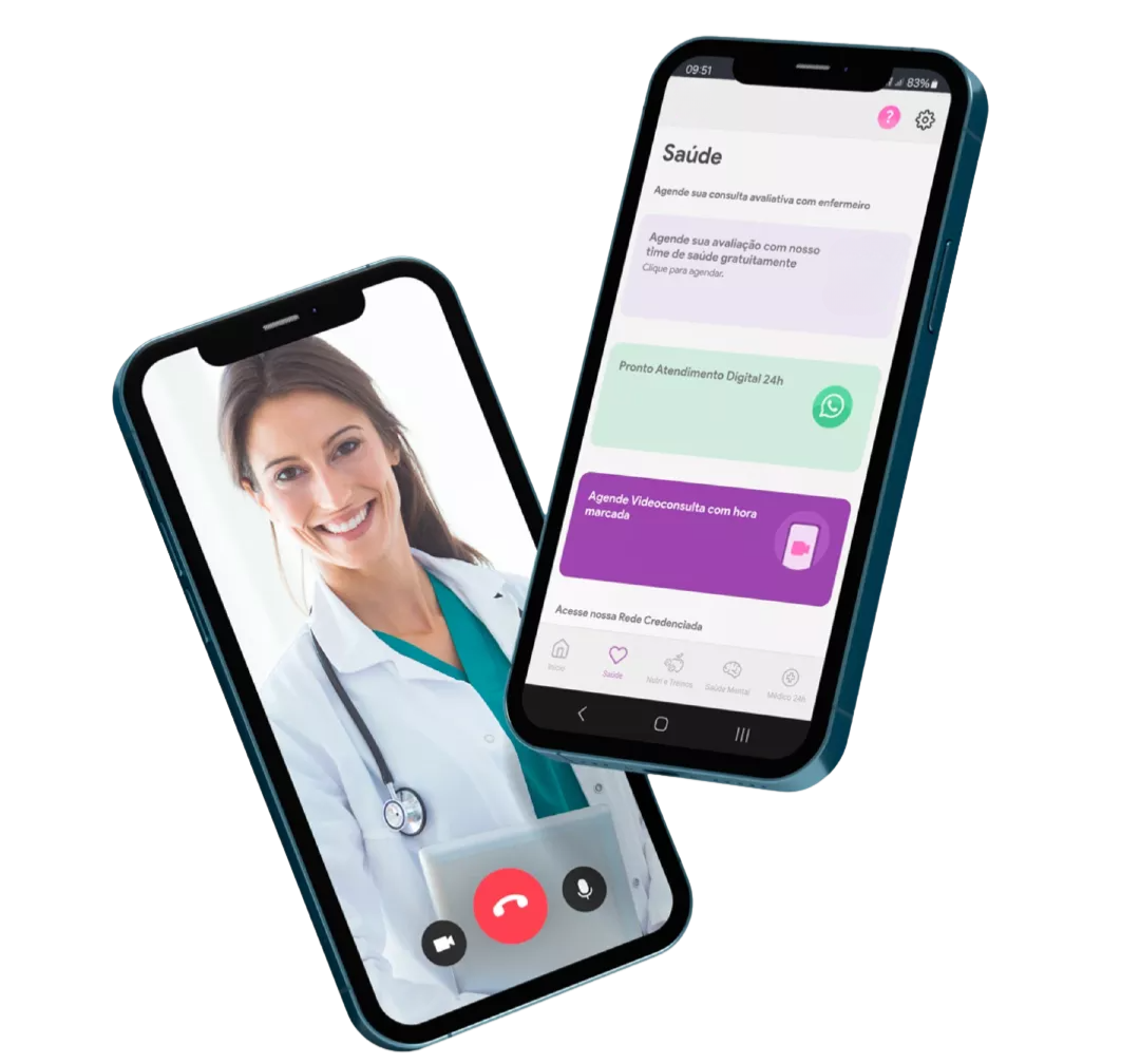 Pessoa segurando celular