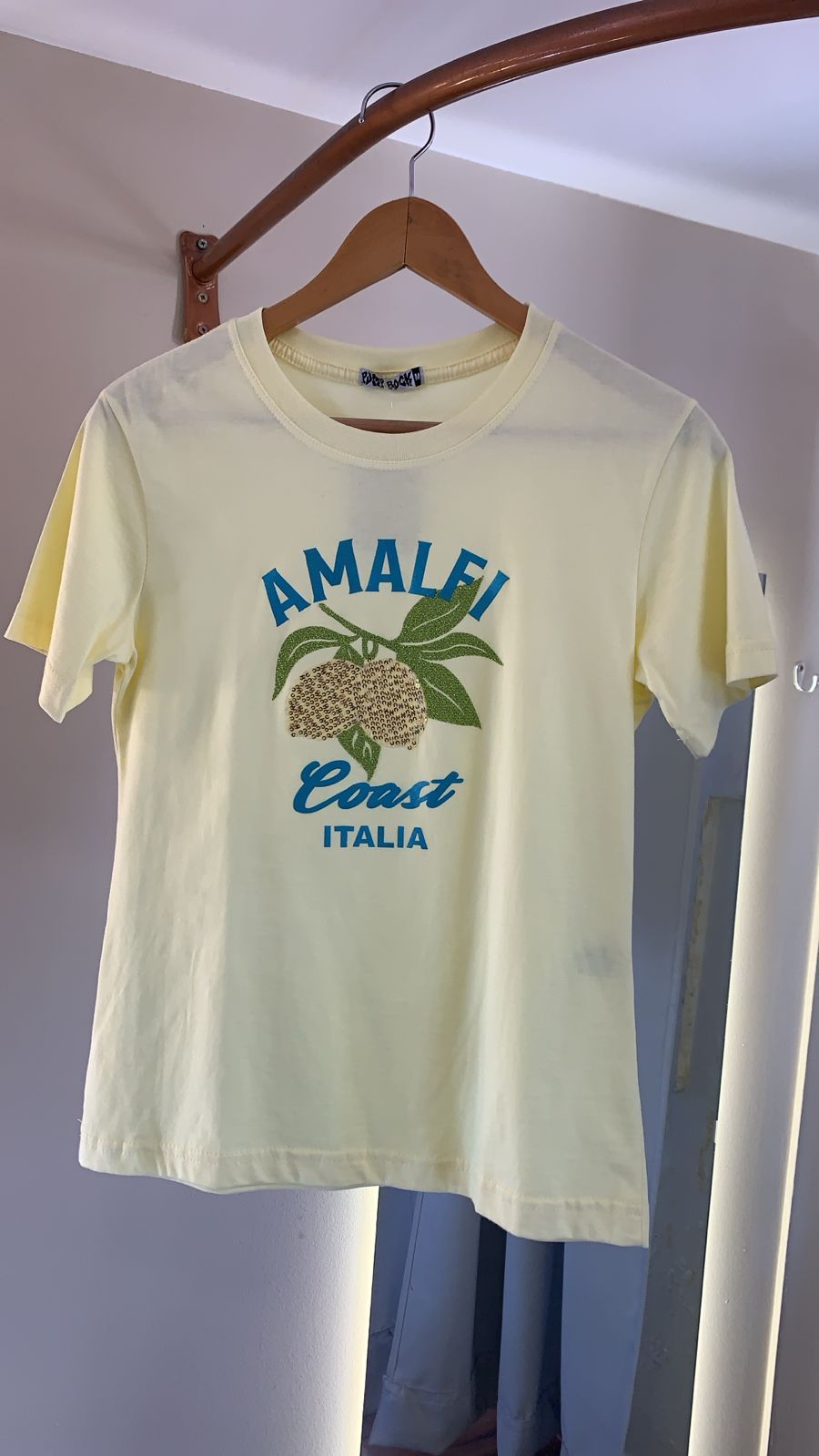 T-shirt Bordada Limoes/verde