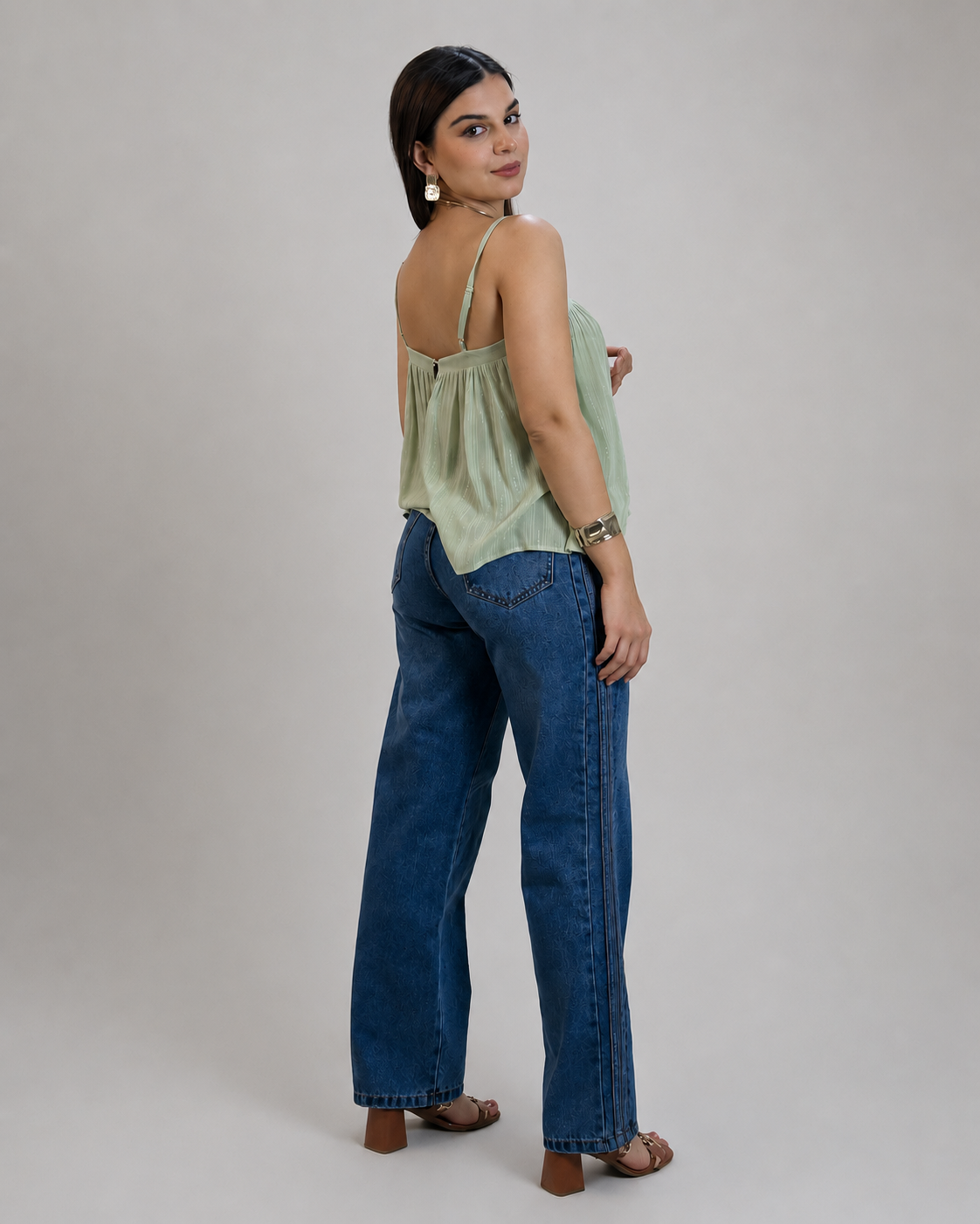 Cropped Fios Dourad/Prata