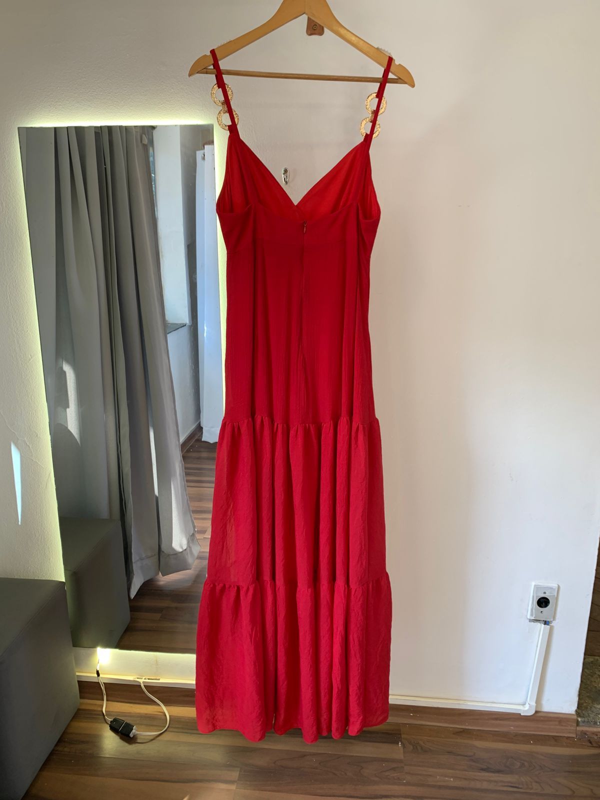 Vestido Fiorela Lonfo Vermelho