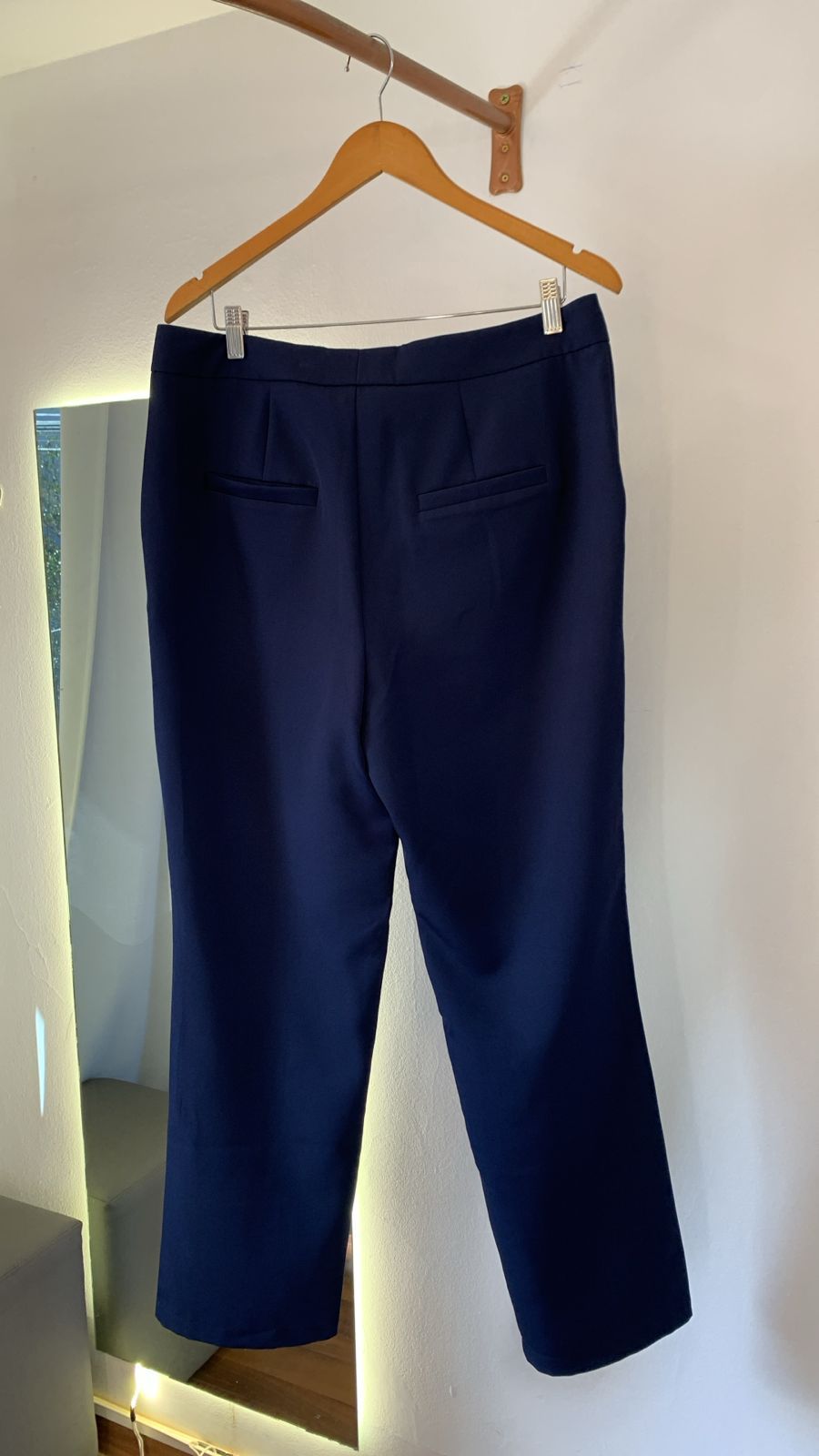 Calça Alf Com Bolsos Atras Dunares AzulMarinho