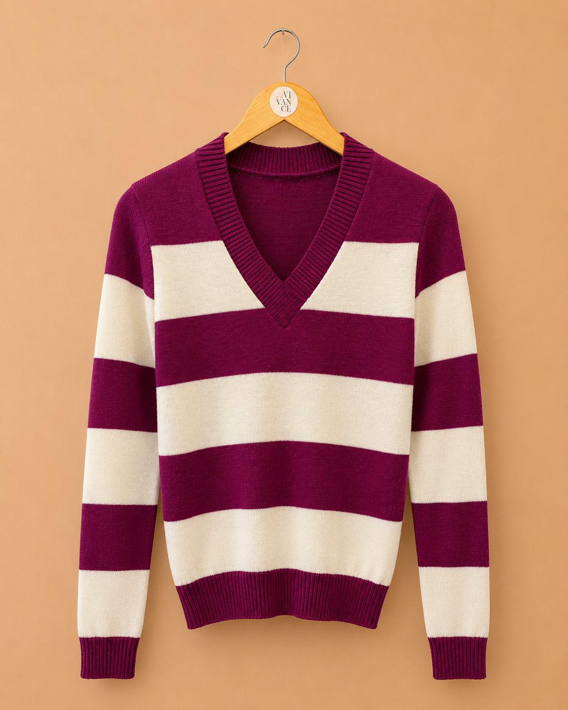 Blusa Tricot Basica Listras