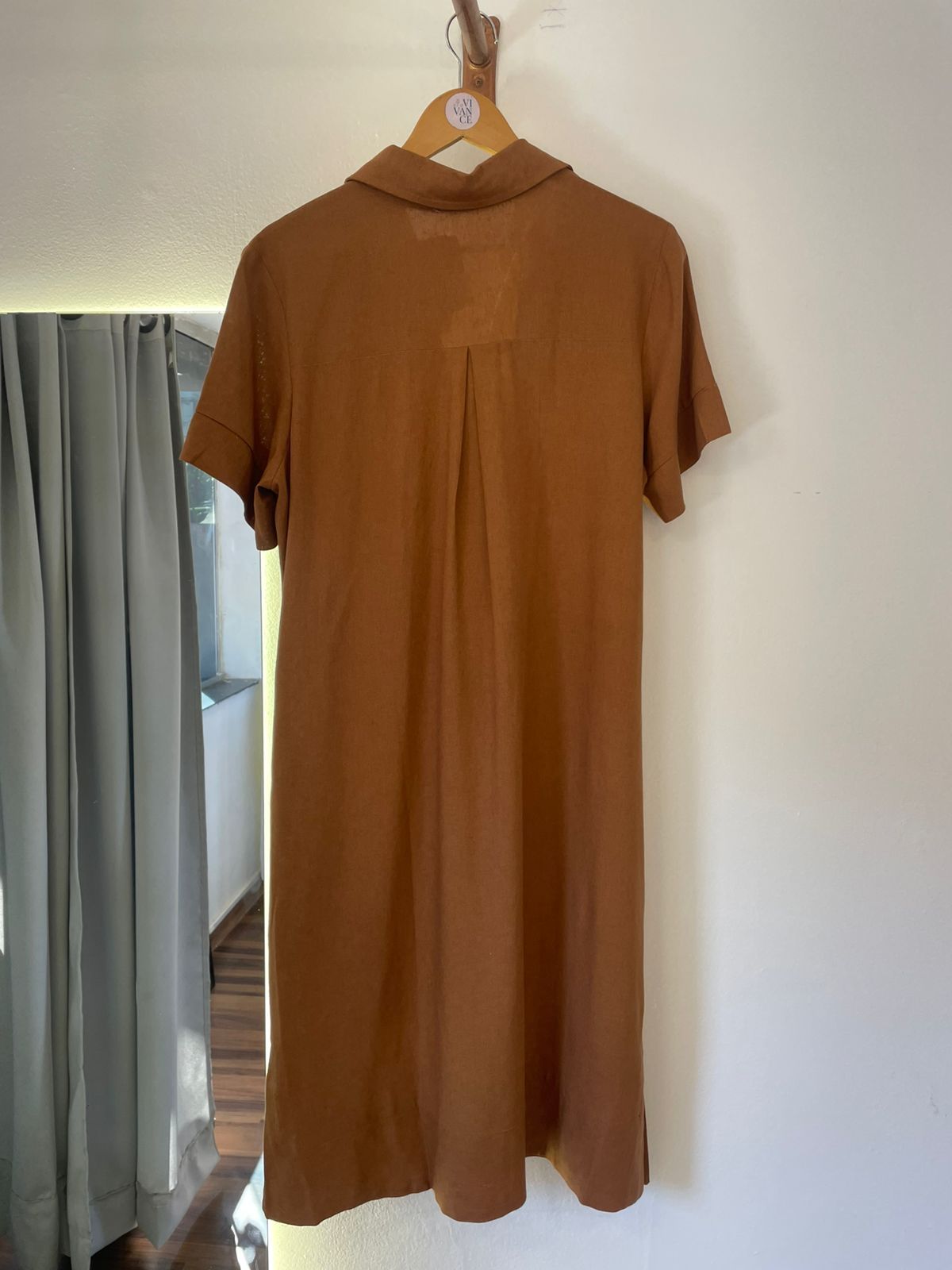 Vestido Chemise Caramelo
