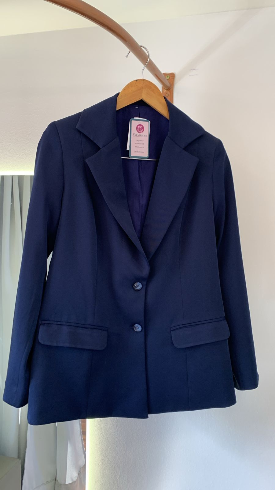 Blazer alf Uni marinho