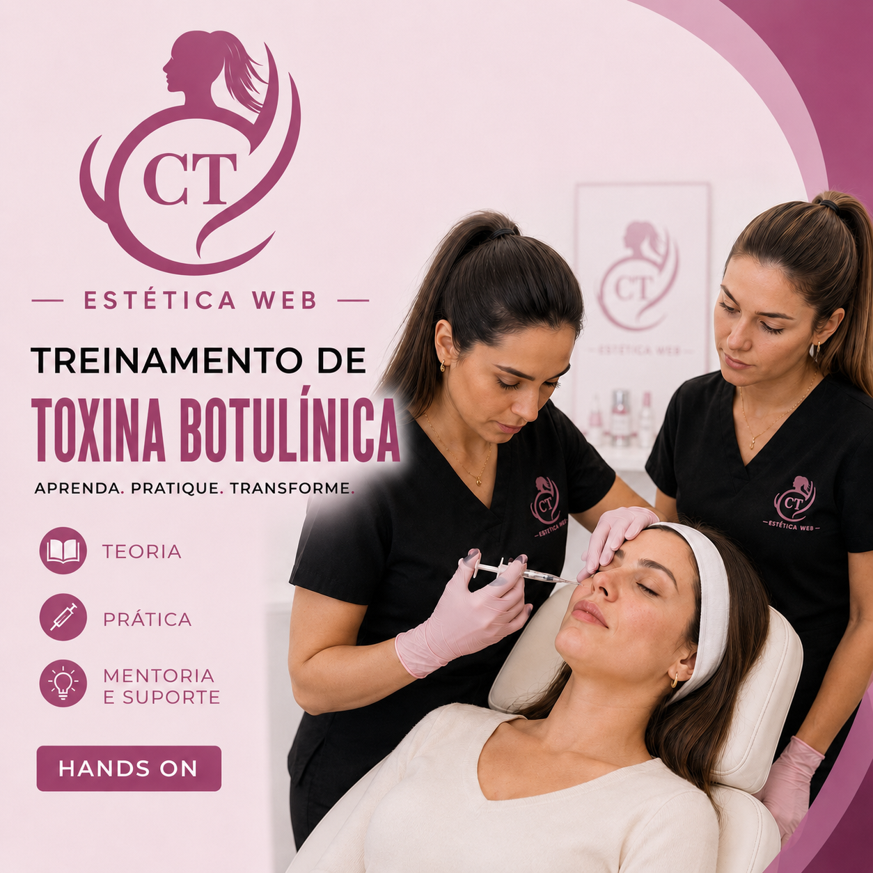 Treinamento Toxina Botulínica 19 e 20 de setembro- Presencial Teoria e Prática