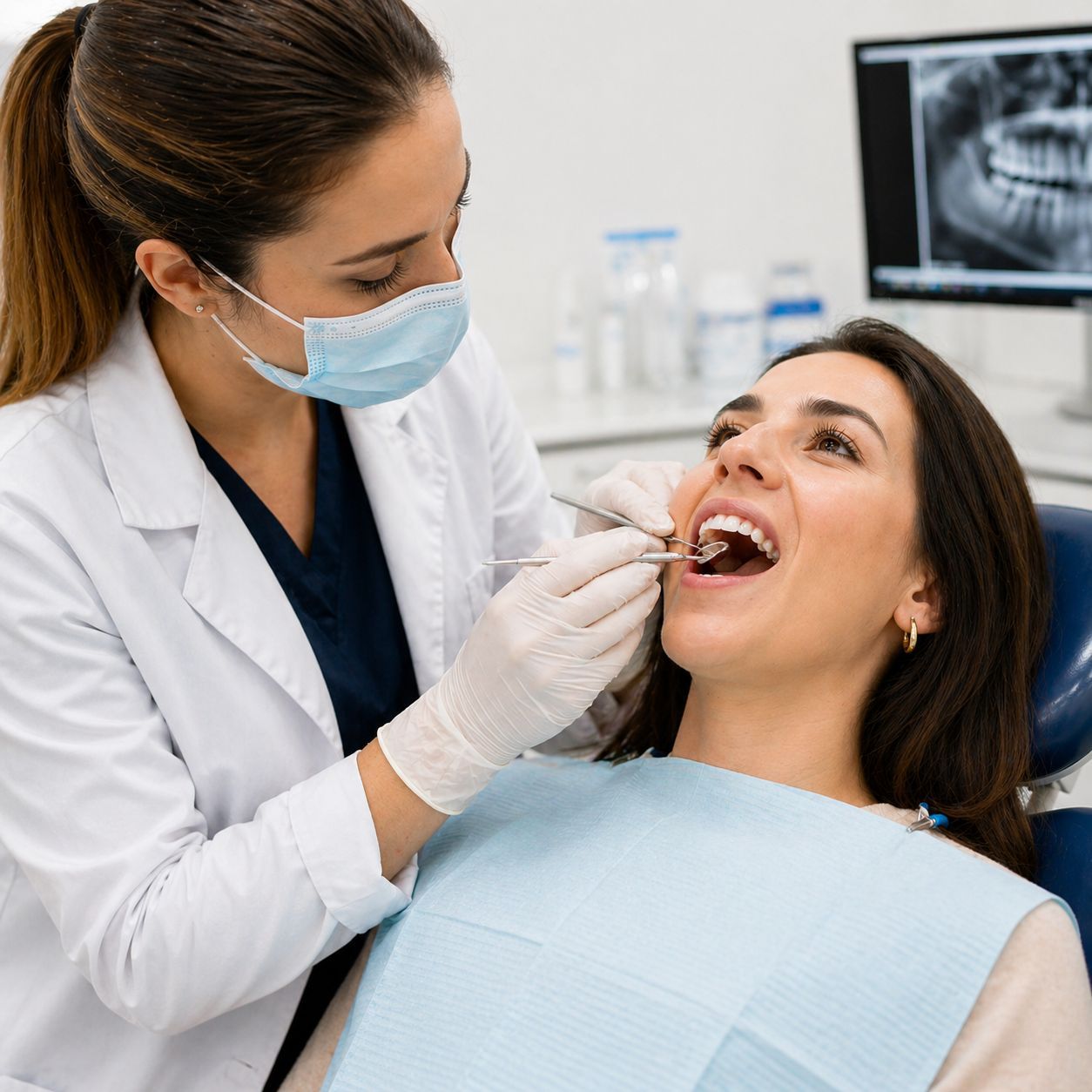 Avaliação da Saúde Bucal pela Dentista