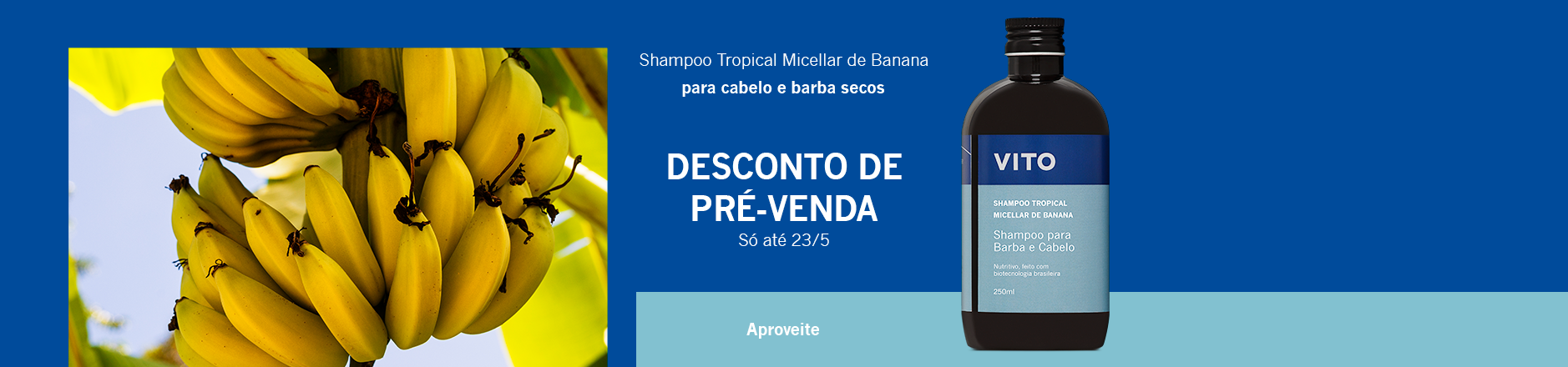 Shampoo Micellar Tropical de Banana - Desconto especial de pré-venda