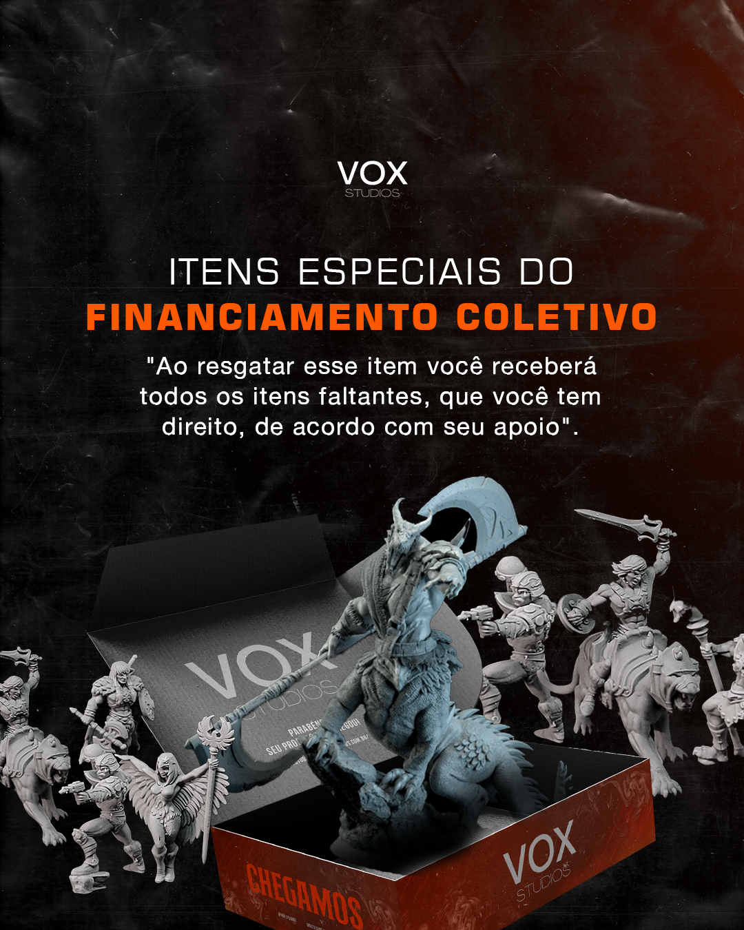 Itens Bônus do Financiamento Coletivo