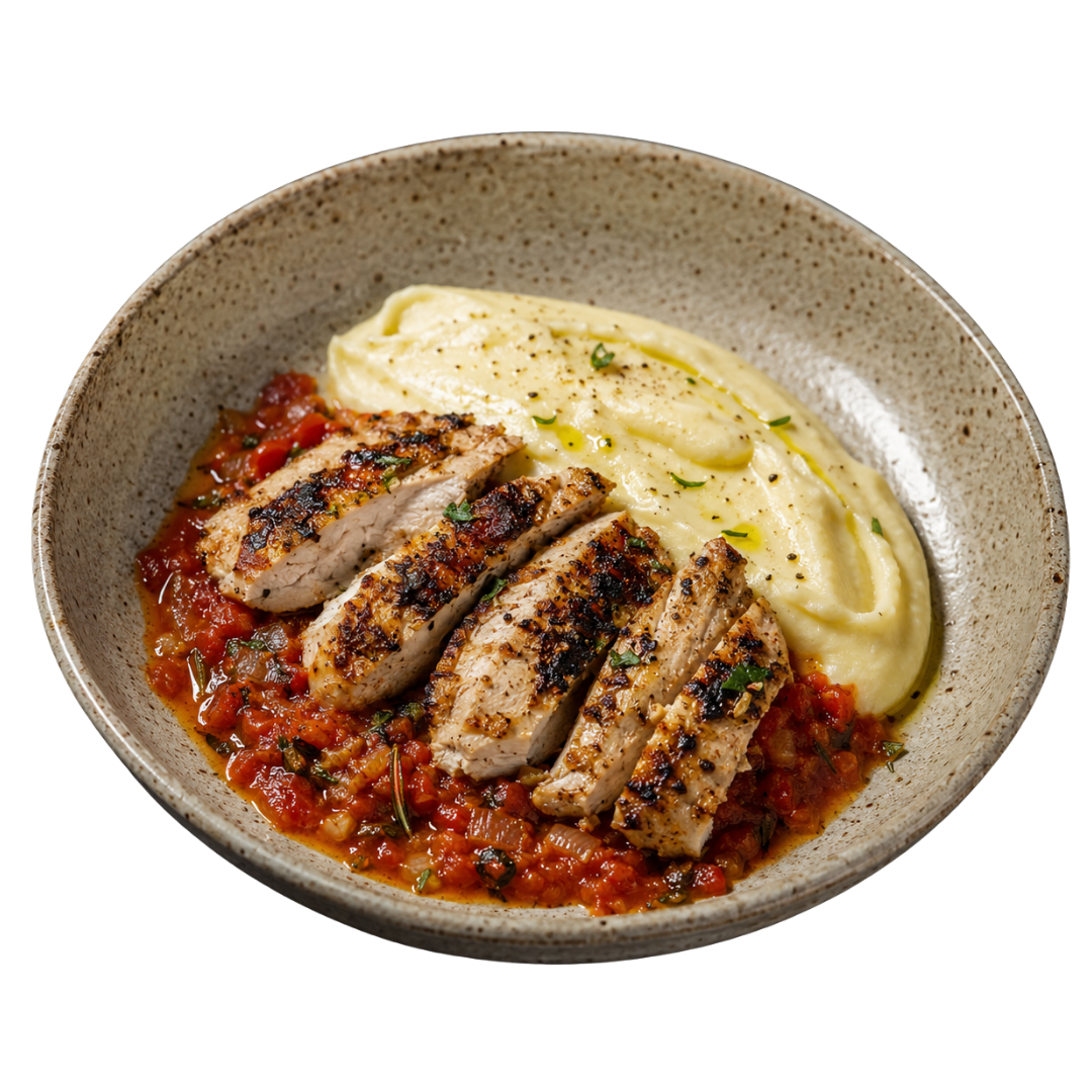 Chicken Curry com arroz jasmin