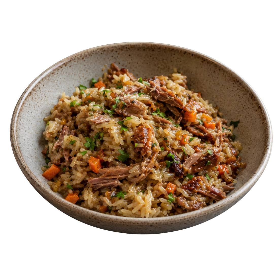Arroz de pato confit