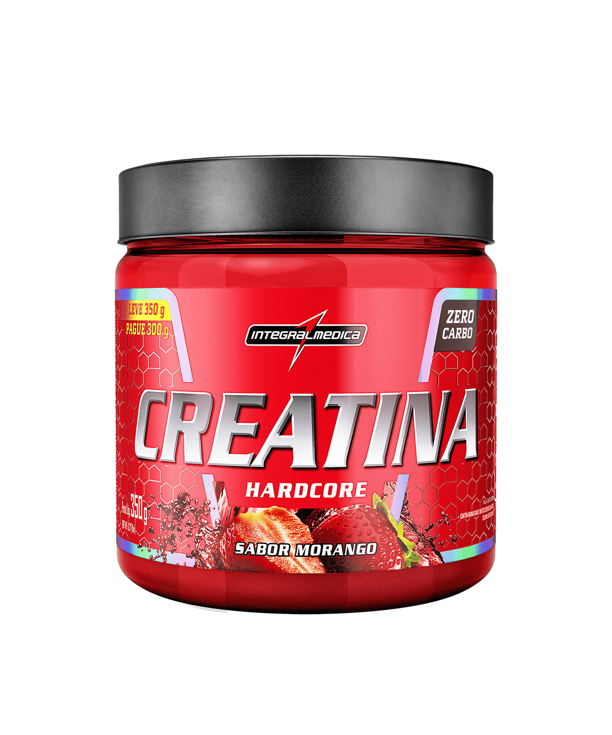 CREATINA HARDCORE COM SABOR 300G