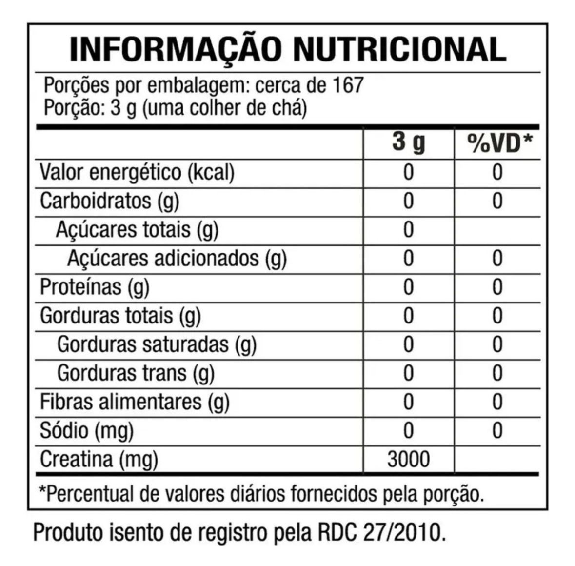 CREATOR CREATINA PURA - 500G - REFIL
