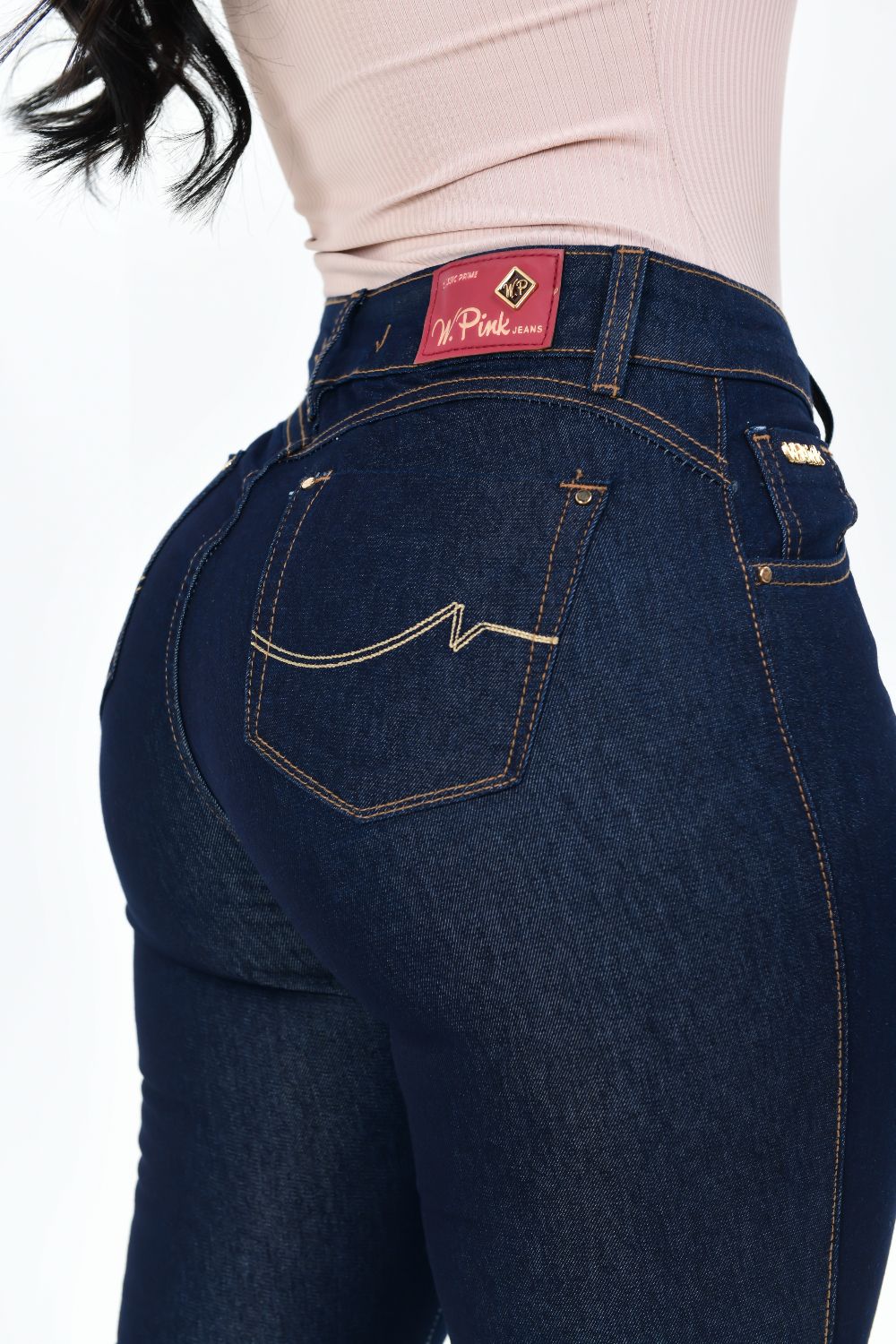 Calça Feminina Jeans Skinny Flare Carbono